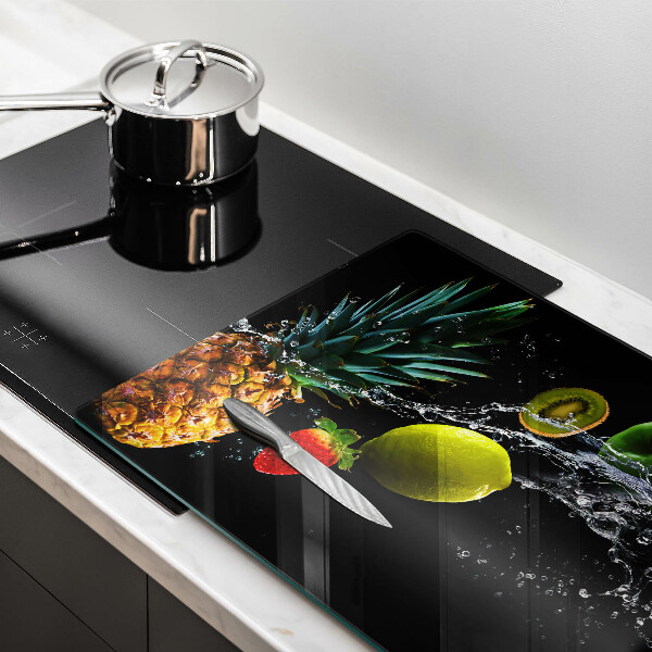 Skleněná deska do kuchyně Ovoce ve vodě