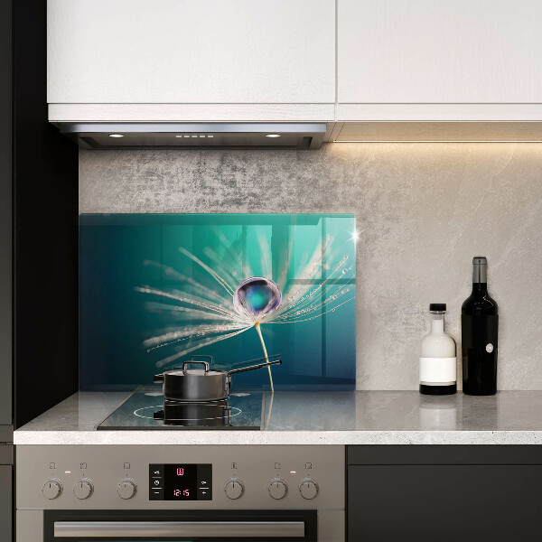 Skleněná deska do kuchyně Rosa na pampelišce