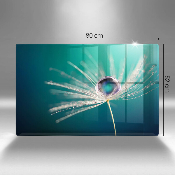 Skleněná deska do kuchyně Rosa na pampelišce