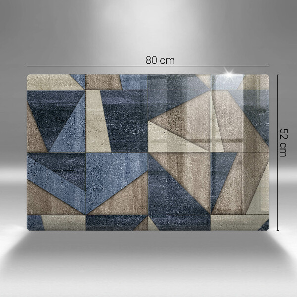 Skleněná deska do kuchyně Geometrické abstrakce