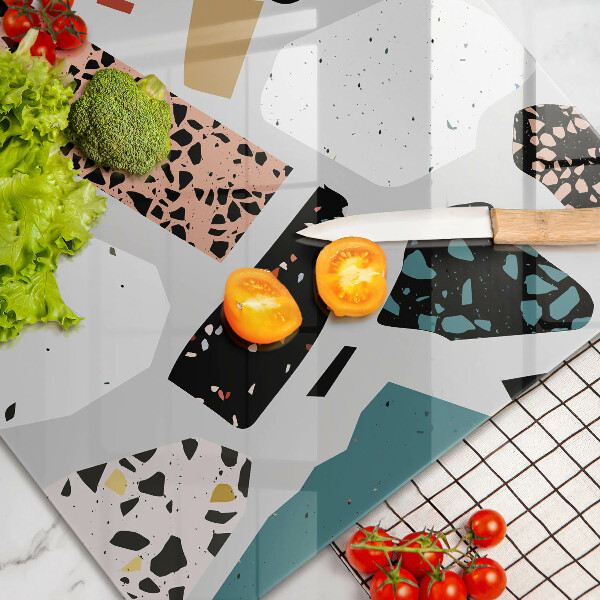 Skleněná deska do kuchyně Kamenina