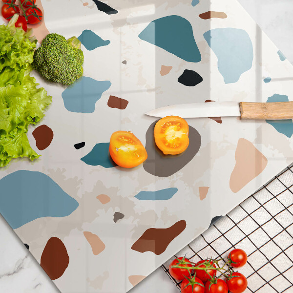 Skleněná deska do kuchyně Dekorativní kamenina