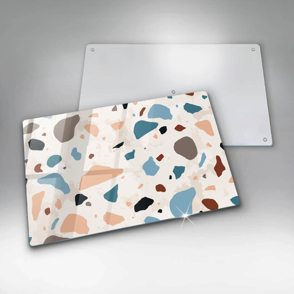 Skleněná deska do kuchyně Dekorativní kamenina