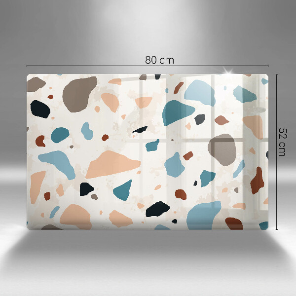 Skleněná deska do kuchyně Dekorativní kamenina