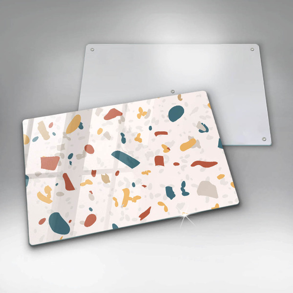 Skleněná deska do kuchyně Dekorativní kamenina