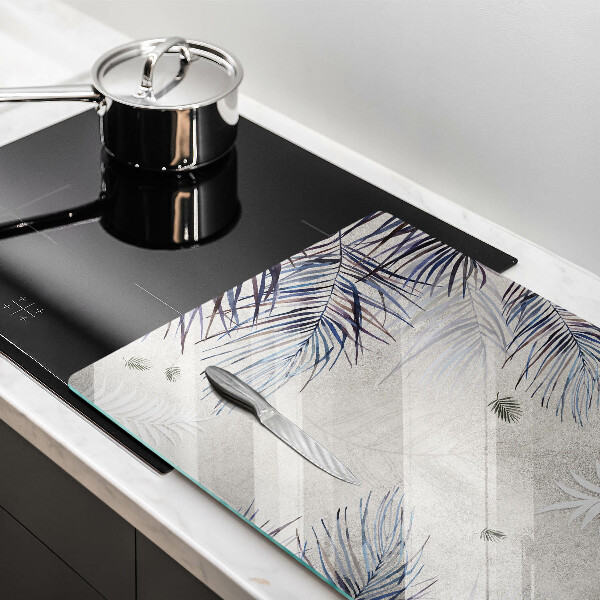 Skleněná deska do kuchyně Subtilní listy