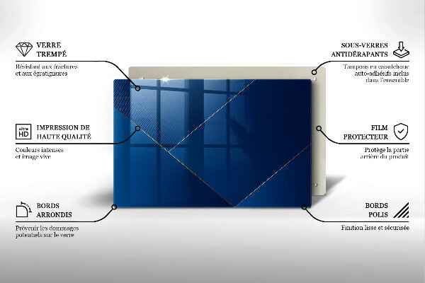 Krájecí prkénko skleněné Moderní zázemí