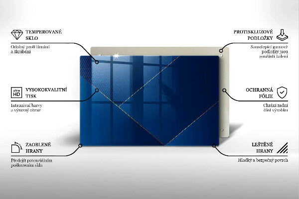 Krájecí prkénko skleněné Moderní zázemí