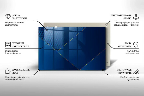 Krájecí prkénko skleněné Moderní zázemí