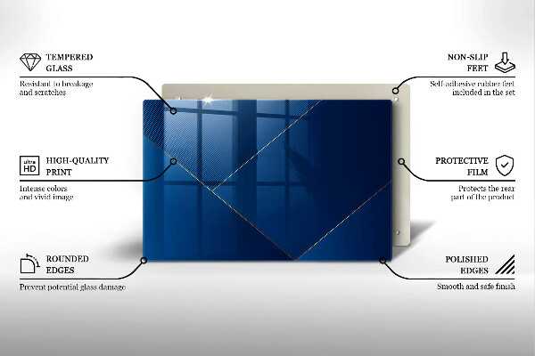 Krájecí prkénko skleněné Moderní zázemí