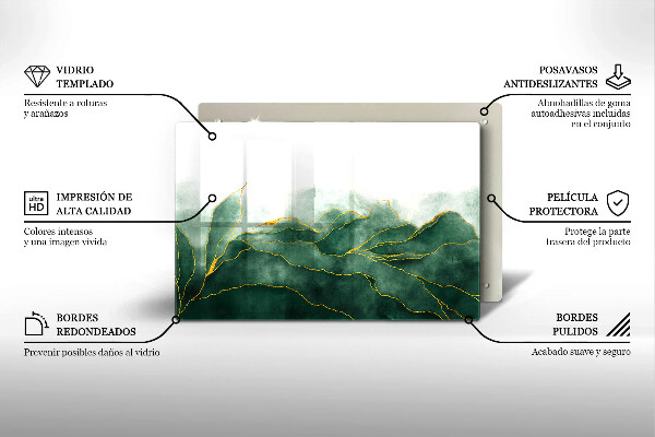 Krájecí prkénko skleněné Abstraktní příroda