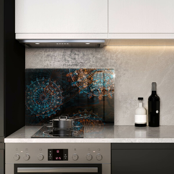 Krájecí prkénko skleněné Boho vintage kola