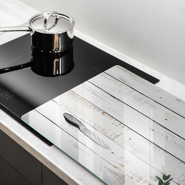 Krájecí prkénko skleněné Staré desky a listy