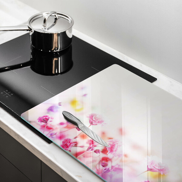 Krájecí prkénko skleněné Květinová louka