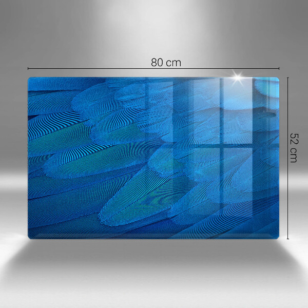 Krájecí prkénko skleněné Ptačí peří