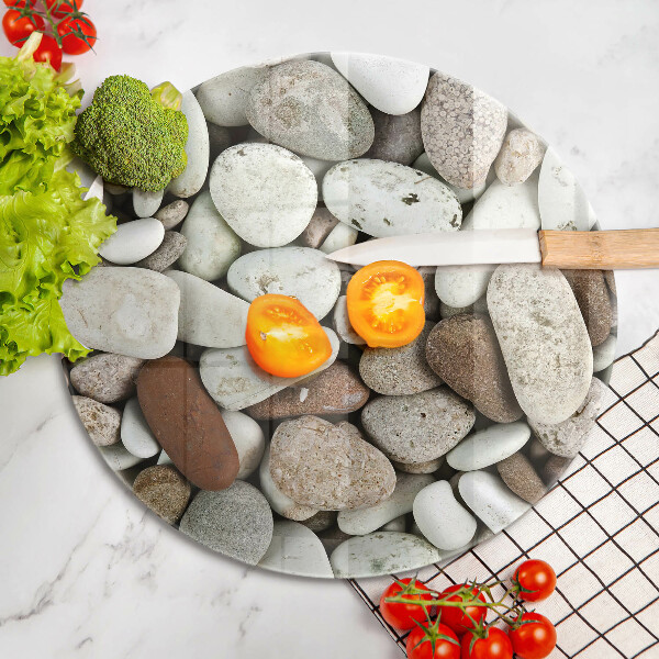 Skleněná deska do kuchyně Malé kameny pozadí