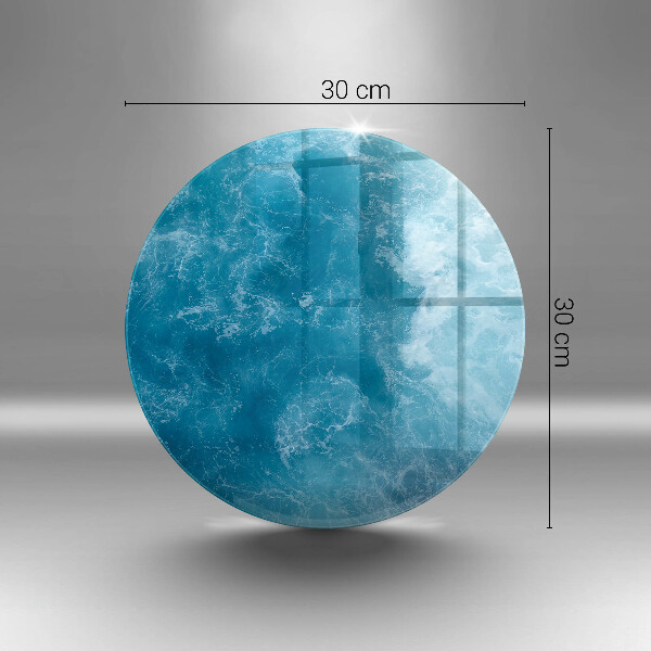 Skleněná deska do kuchyně Modrá voda