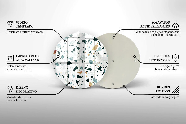 Skleněné krájecí prkénko Lehká kamenina