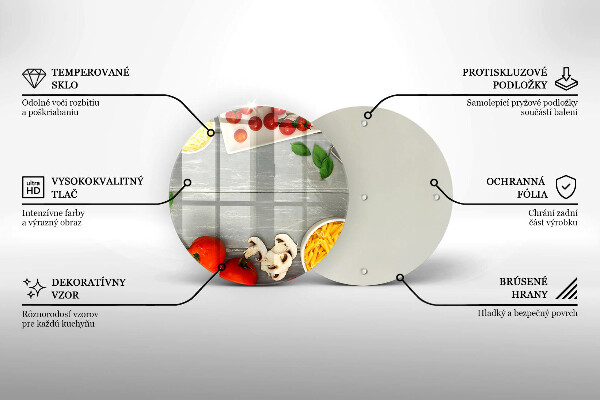Skleněná deska do kuchyně Kuchyňské jídlo