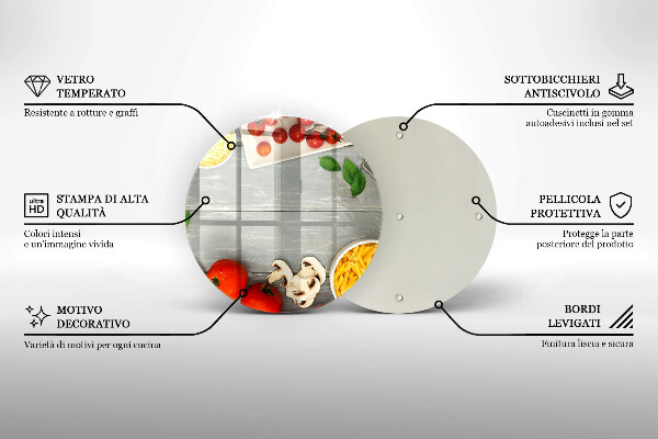 Skleněná deska do kuchyně Kuchyňské jídlo