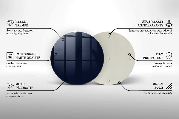 Skleněné krájecí prkénko Námořnická modrá