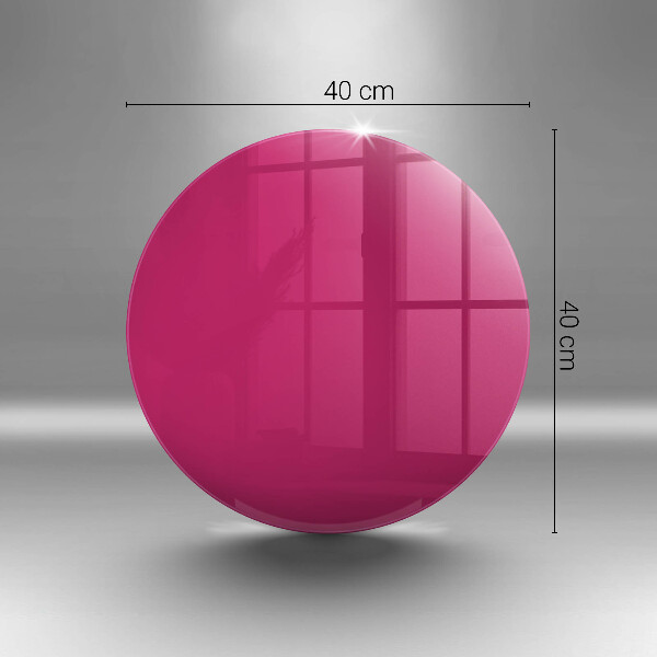 Skleněná deska do kuchyně Růžová barva