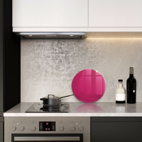 Skleněná deska do kuchyně Růžová barva