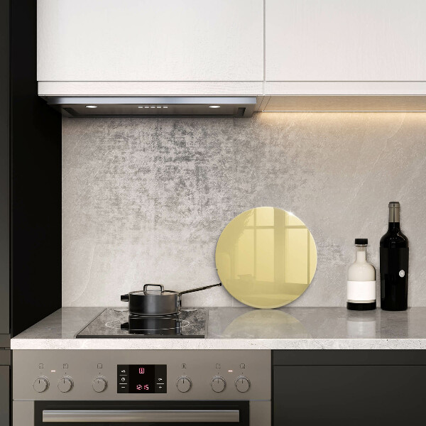 Skleněná deska do kuchyně Žlutá