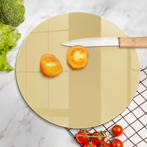 Skleněná deska do kuchyně Žlutá