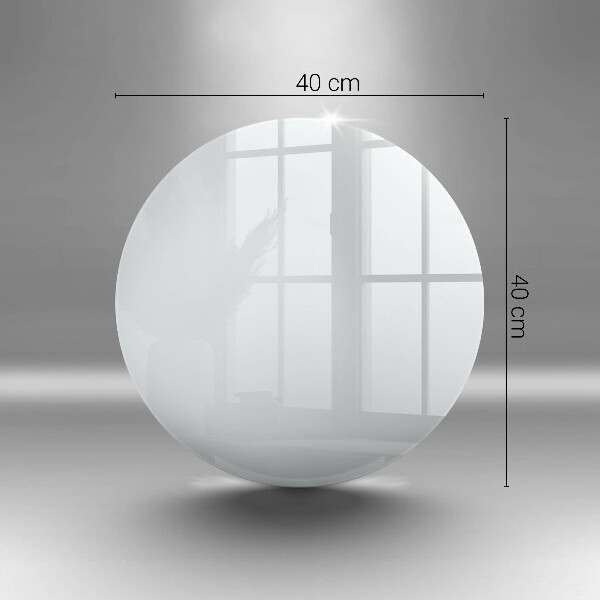 Skleněná deska do kuchyně Bílá barva