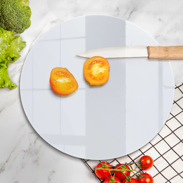 Skleněná deska do kuchyně Bílá barva