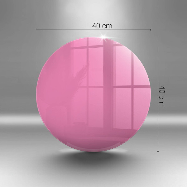 Skleněná deska do kuchyně Růžová barva