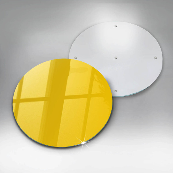 Skleněná deska do kuchyně Žlutá