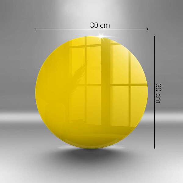 Skleněná deska do kuchyně Žlutá