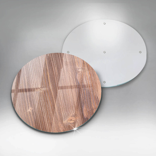 Skleněná deska do kuchyně Přírodní dřevo