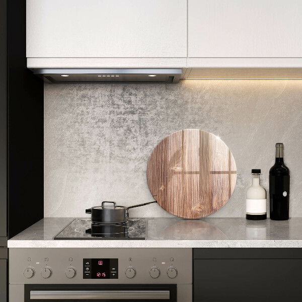 Skleněná deska do kuchyně Přírodní dřevo