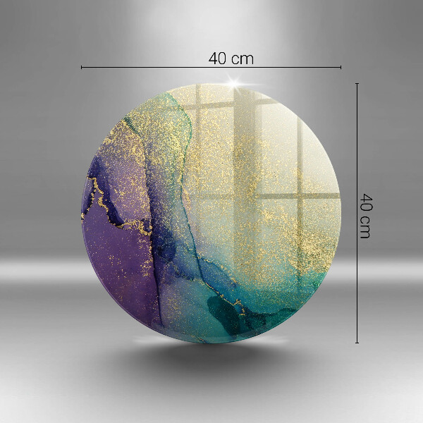 Skleněná deska do kuchyně Pozadí se zlatem