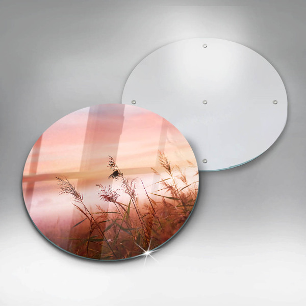 Skleněná deska do kuchyně Krajina travnatých polí