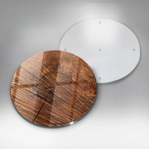 Skleněná deska do kuchyně Dřevěná konstrukce