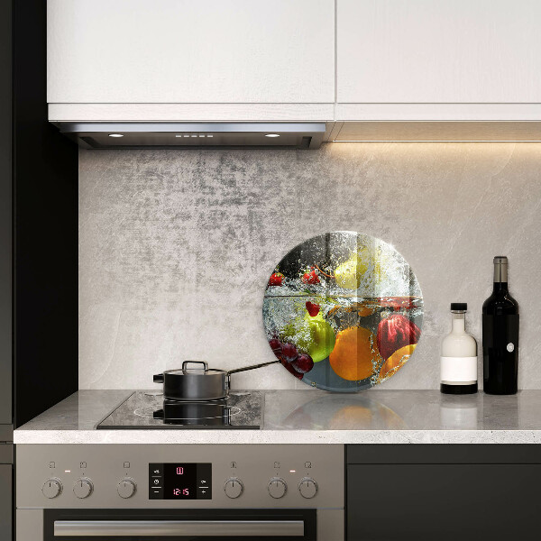 Skleněná deska do kuchyně Šťavnaté ovoce ve vodě