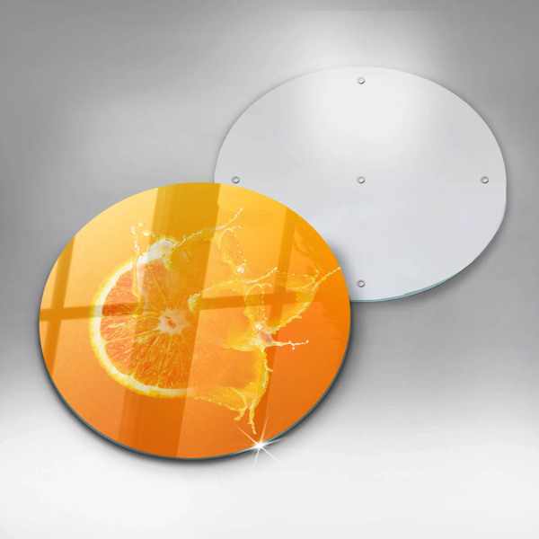 Skleněná deska do kuchyně Šťavnaté oranžové ovoce