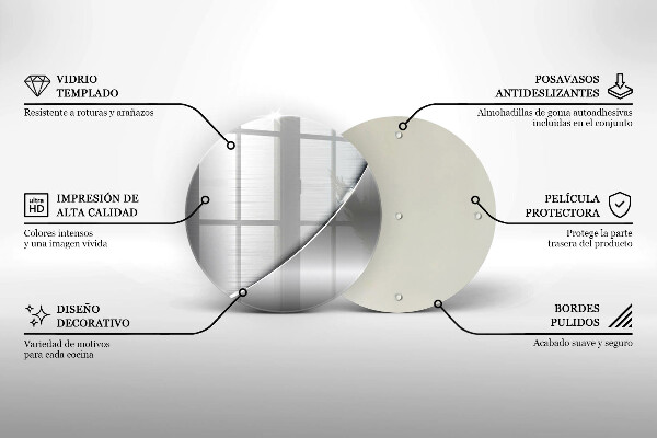 Skleněná deska do kuchyně Kovové tvary