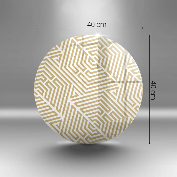 Skleněná deska do kuchyně Geometrické čáry