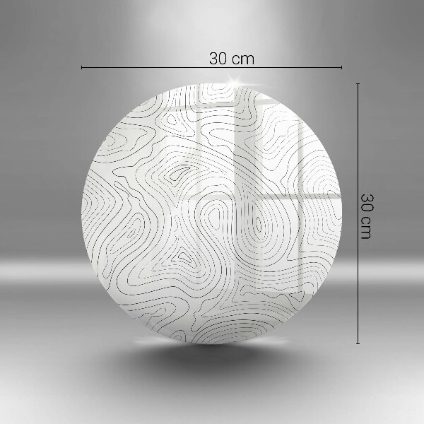 Skleněná deska do kuchyně Abstraktní tvary