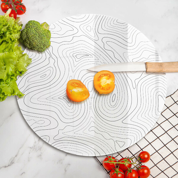 Skleněná deska do kuchyně Abstraktní tvary