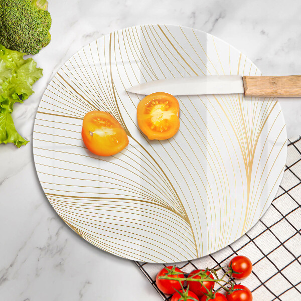 Skleněná deska do kuchyně Moderní čáry vzor