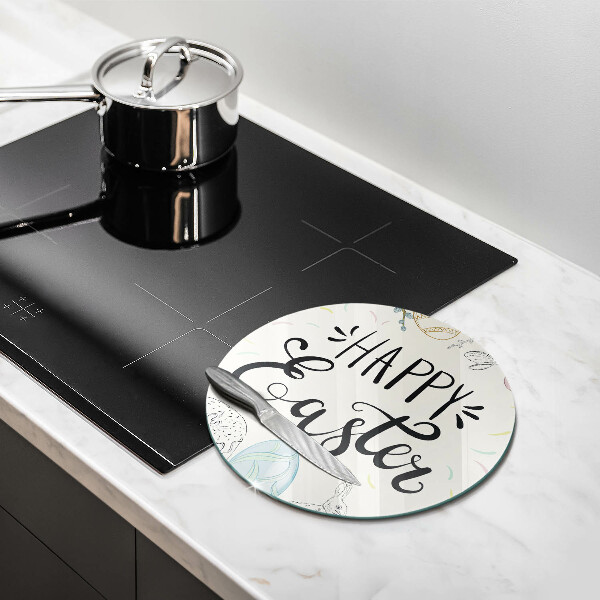 Skleněná deska do kuchyně Happy easter