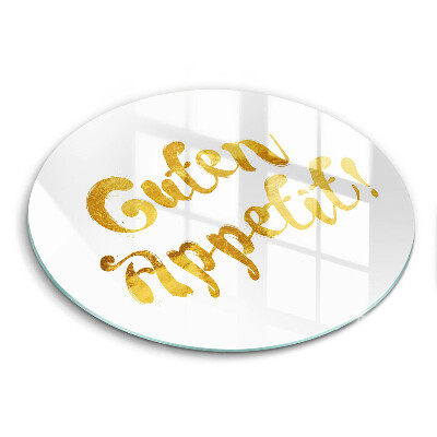 Skleněná deska do kuchyně Guten appetit!