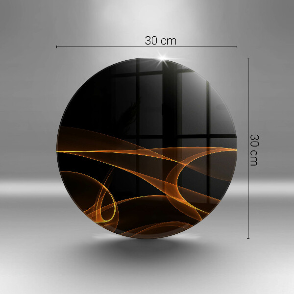 Skleněná deska do kuchyně Abstraktní linie