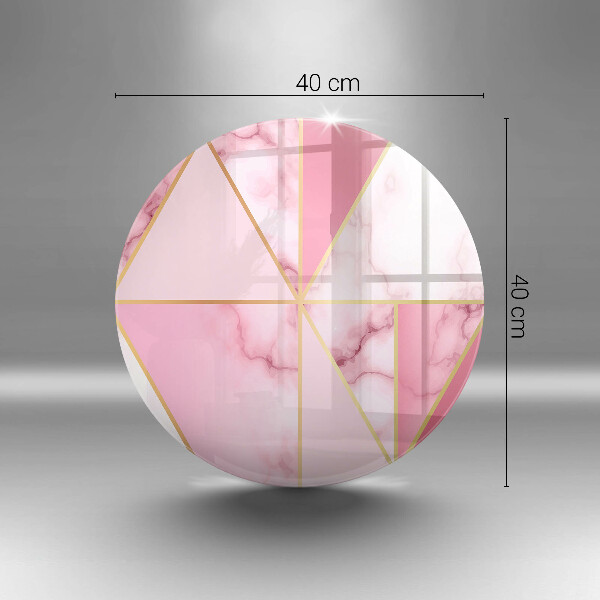 Skleněná deska do kuchyně Geometrický mramor